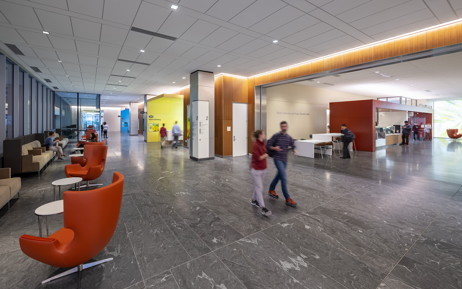 CPMC Van Ness Admitting Lobby and Coffee Shop
