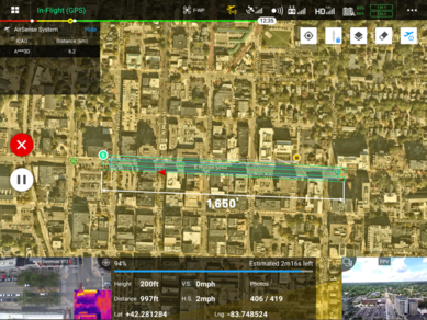 Exploration Grant SmithGroup Diagram Urban Heat Island Effect Satellite Map