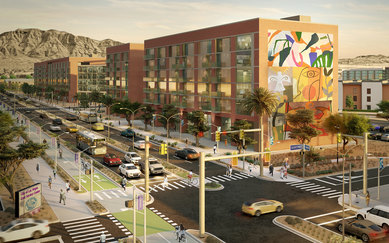East Las Vegas Master Plan SmithGroup urban planning rendering