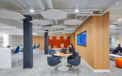 National Press Building, Workplace, Interior Lobby, Commercial Office Buildings, Architecture, Interior, Architecture, Lighting Design, Fire Protection & Life Safety