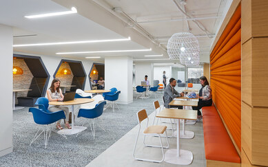 National Press Building, Workplace, Interior Lobby, Commercial Office Buildings, Architecture, Interior, Architecture, Lighting Design, Fire Protection & Life Safety