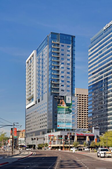 Downtown Phoenix has been enjoying a revival in the last decade, buoyed by the growing downtown campus of Arizona State University, light rail expansion, a busy convention center, two major league sports venues, and numerous dining and entertainment outlets. Commercial developers sought to meet growing consumer interest with a 1.2-million-square-foot mixed-use complex in the heart of the district.