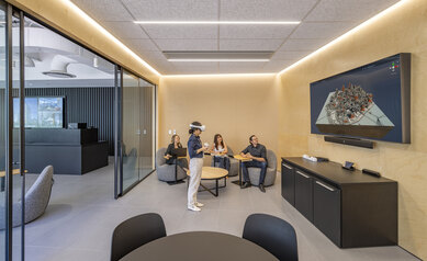 SmithGroup Phoenix Office Virtual Reality Room Interior Design