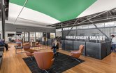 Wingstop Headquarters Addison Workplace interiors Texas Dallas