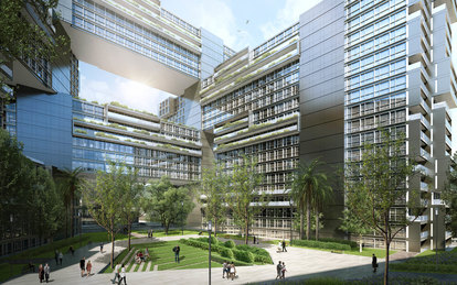 Peng Chang Laboratory SmithGroup Shenzhen China Detroit Architecture Science and Technology Exterior