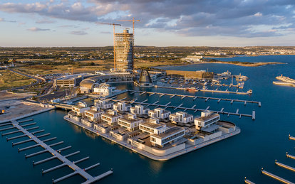 Ayia Napa Aerial Waterfront